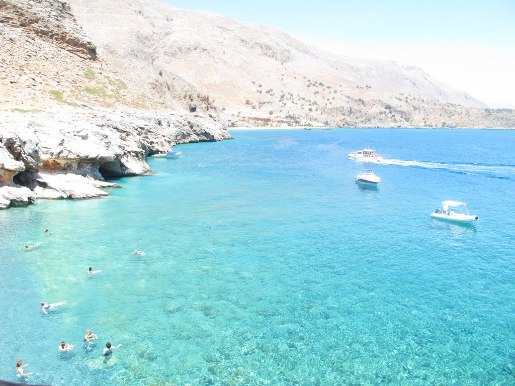 Marmara beach, near loutro by knorita