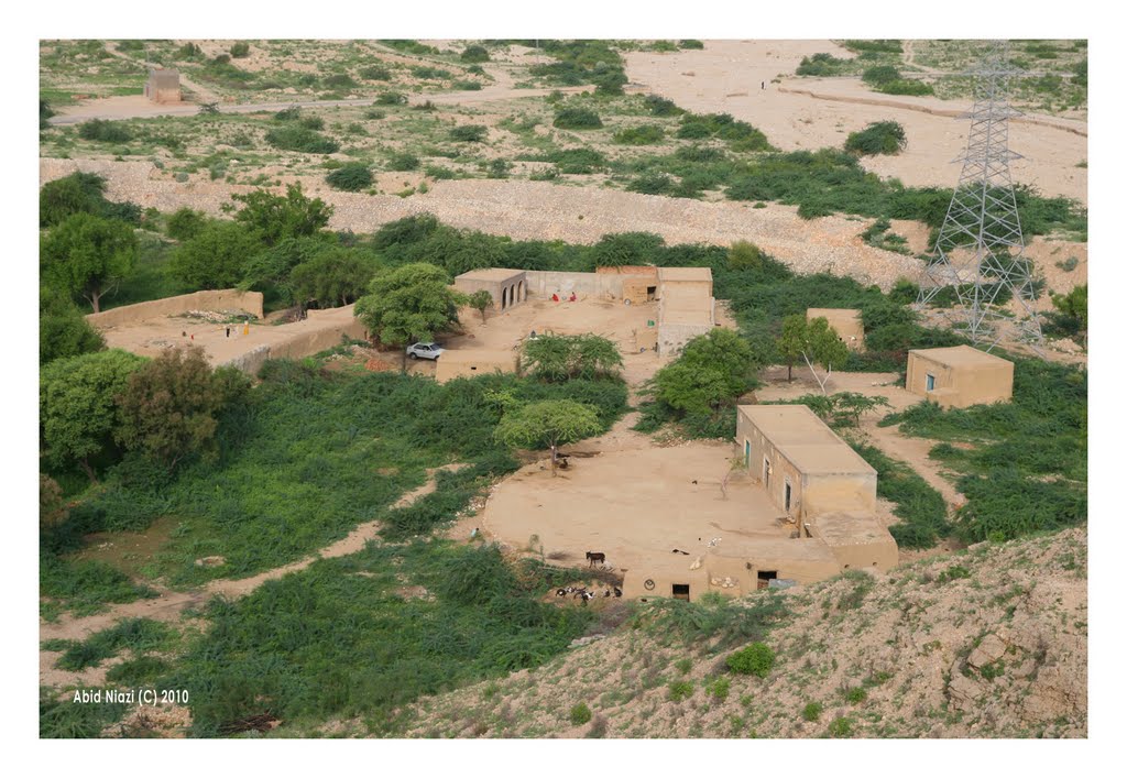 View of Houses from the mountain by A Khan