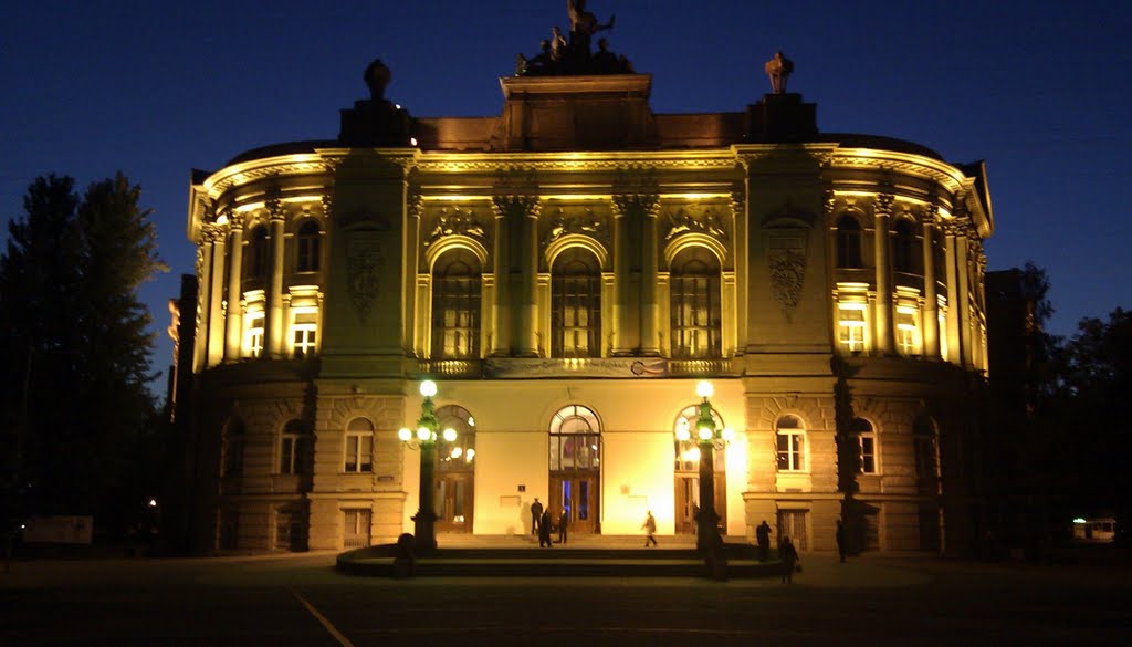 WARSAW POLYTECHNIC by night - SEP 2010 by MUSZKA™