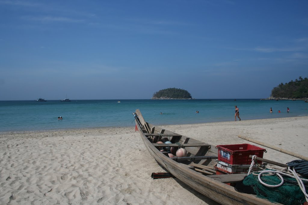 Strand i Thailand by Tobias Barkskog