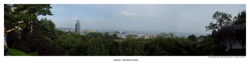 Panorama Gdyni z Kamiennej Góry by apwp