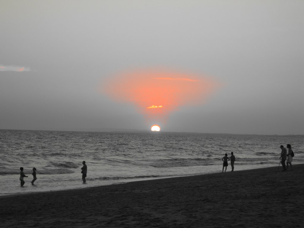 Puesta de sol Enebrales-Punta Umbria-Huelva by JESUS ALVAREZ CRISTI…