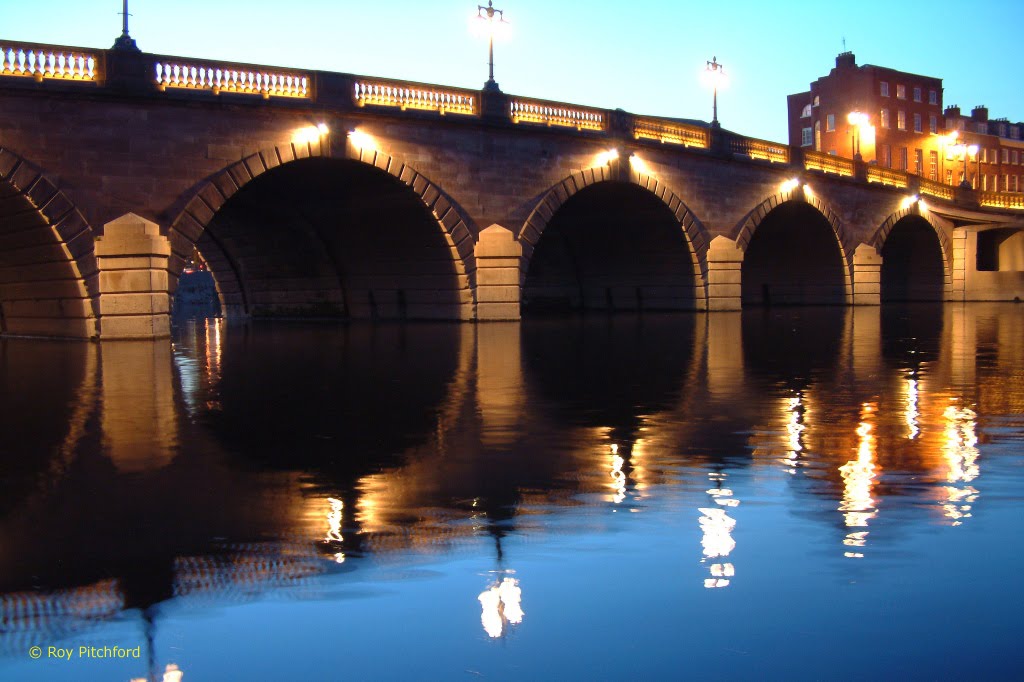 Worcester - Bridge Over The River Severn by Roy Pitchford