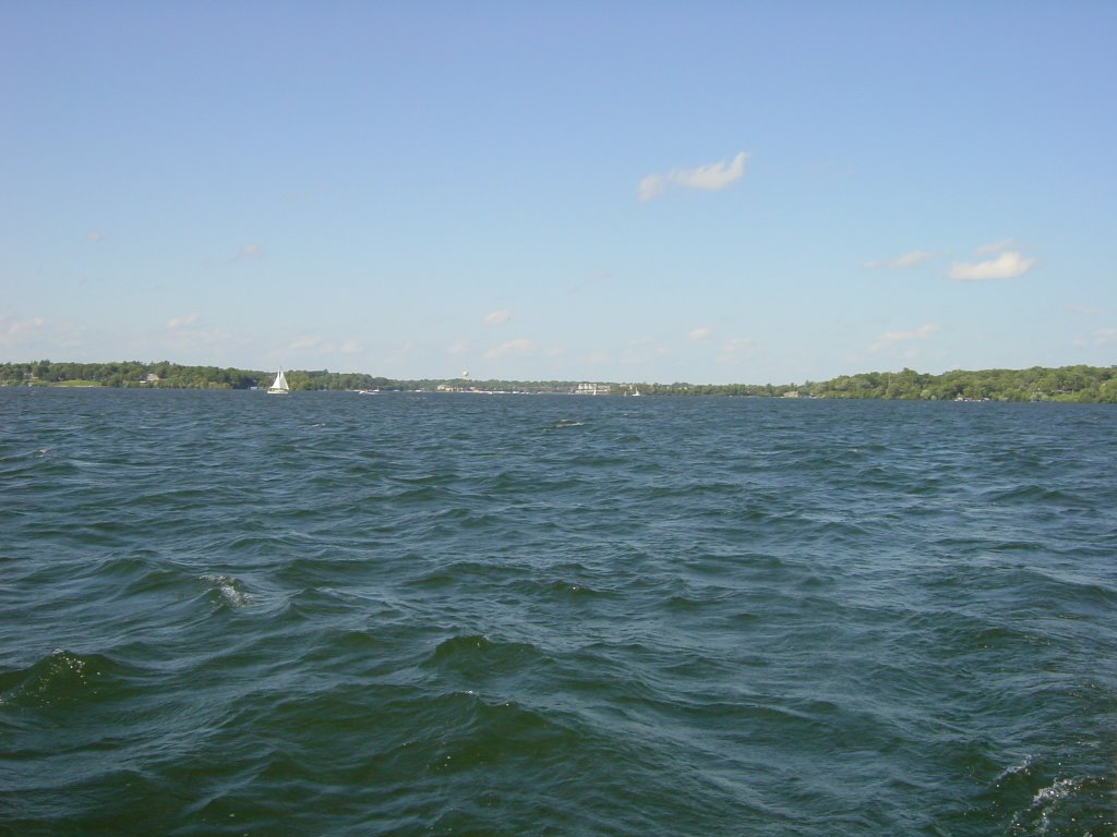 Lake Minnetonka looking towards Wayzata Bay by Strobes