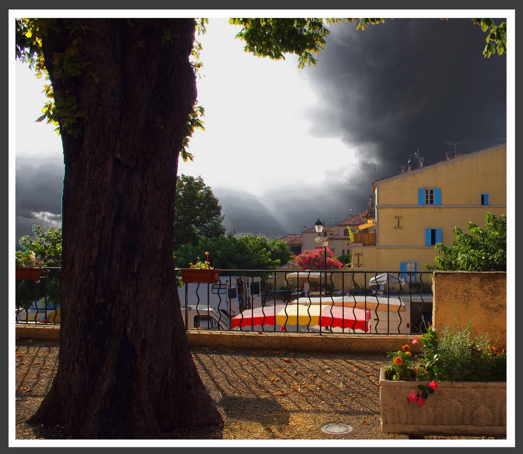 Orage à Tourtour by Claude Collet