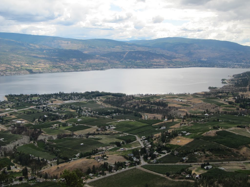 Summerland's Plentiful Orchards Below From The Summit of Giants Head Mountain in Summerland BC Sep '10 by David Cure-Hryciuk