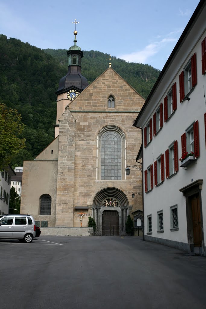 Kathedrale St. Maria Himmelfahrt, Chur, Graubünden, Schweiz by Hans Sterkendries