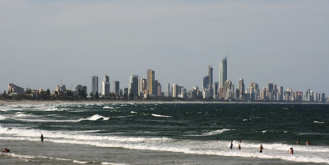 Surfers Paradise - View from Burleigh by niggl