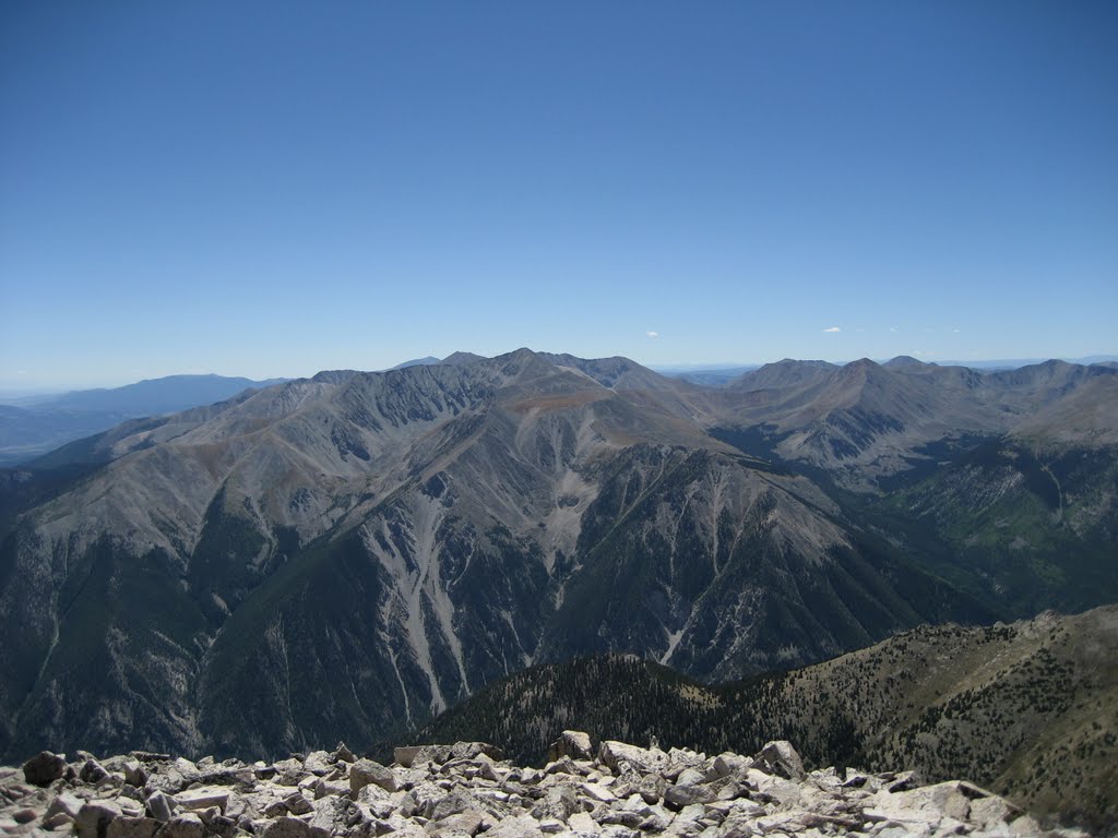 Mt. Antero seen from Mt. Princeton by ottomandude