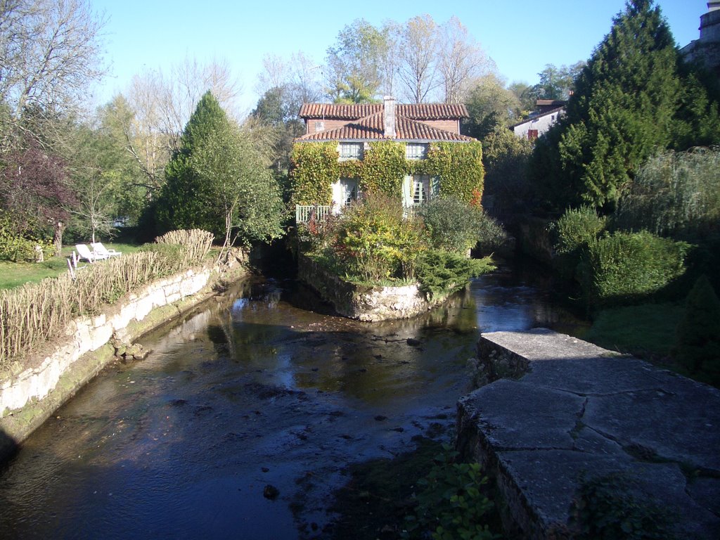 The old Paper Mill of Chateau de Bourdeilles by Joost van der Eijk