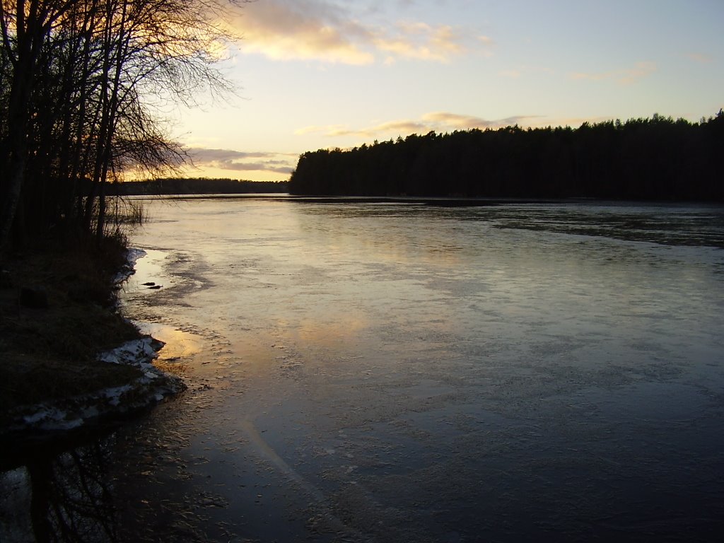 Pärnu river at Paikuse by Taavi L