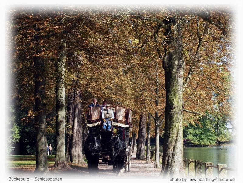 Kutsche im Schlosspark zu Bückeburg by erdhoernchen