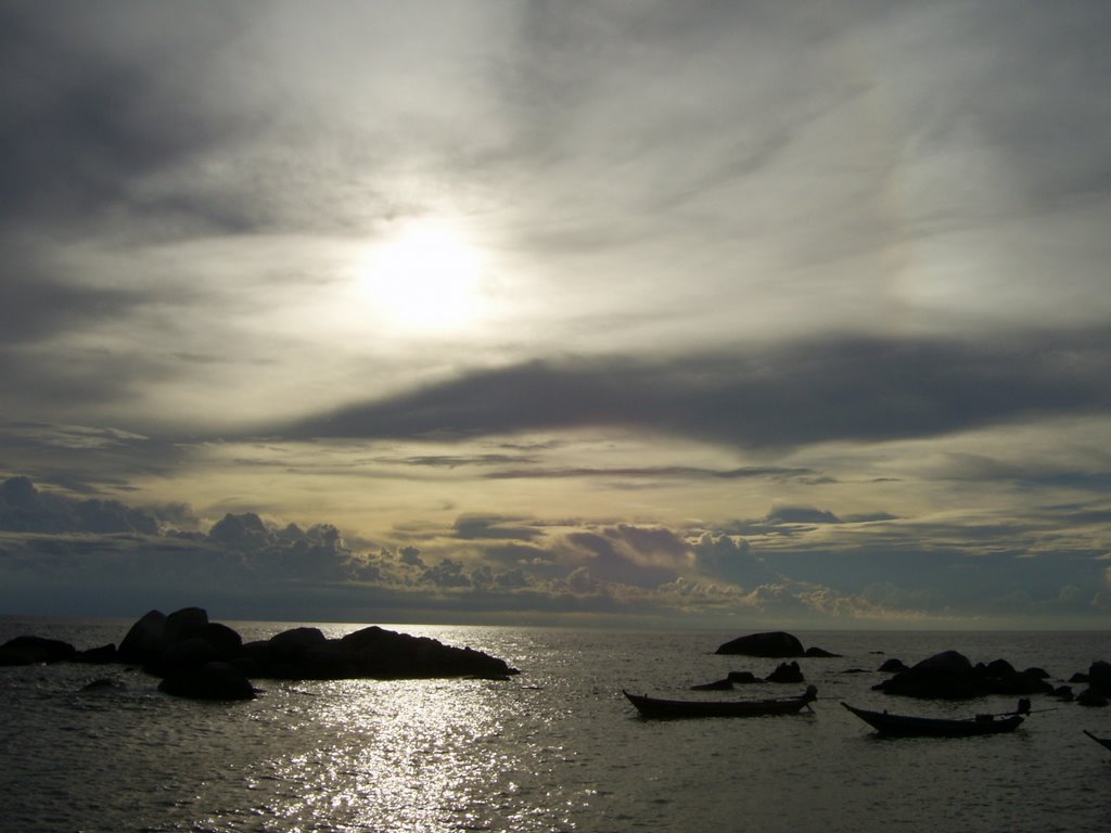 Silvered sunset at Ko Tao - Thailand by diego_cue