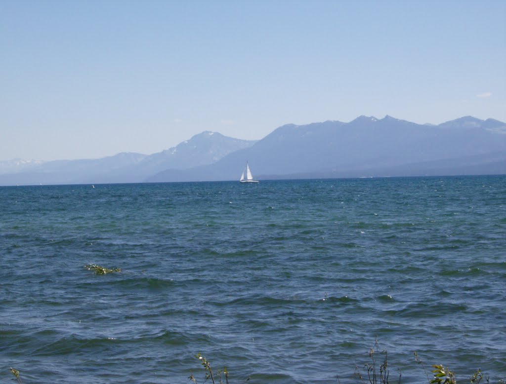 Sailboat on Lake Tahoe by photophat