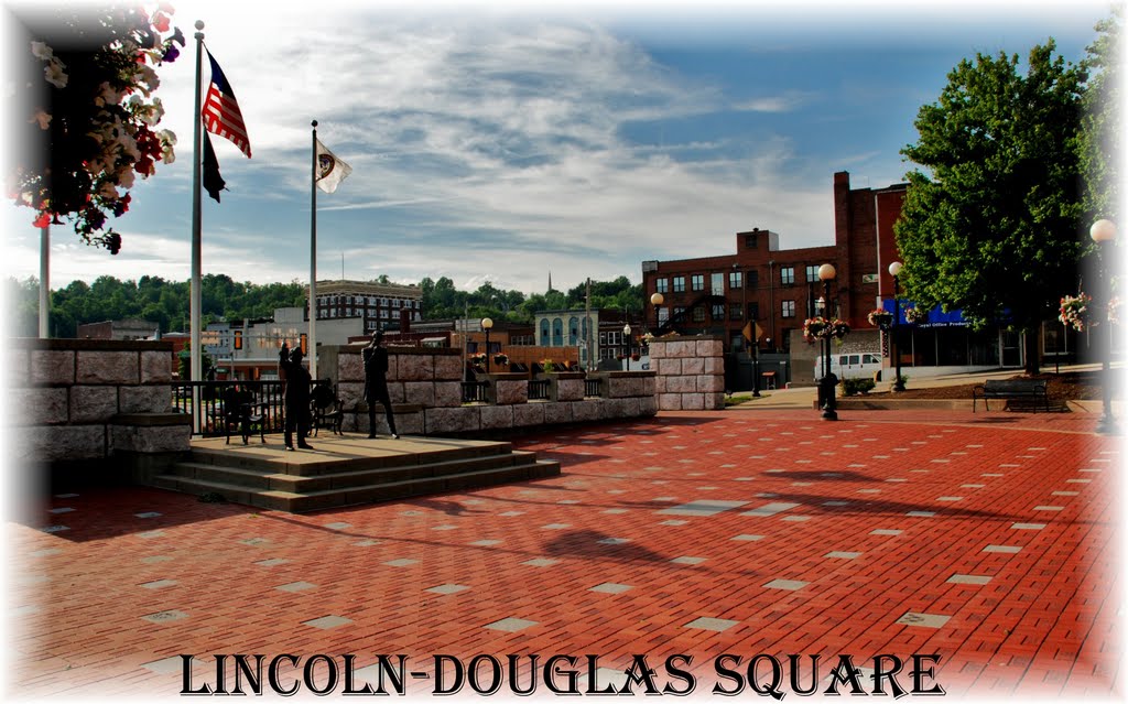 LINCOLN DOUGLAS SQUARE by TIMOTHY HORNSEY