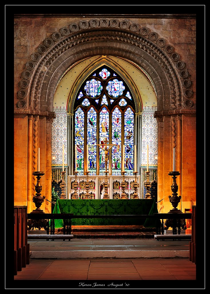 Alter ~ Llandaff Cathedral by Karen James