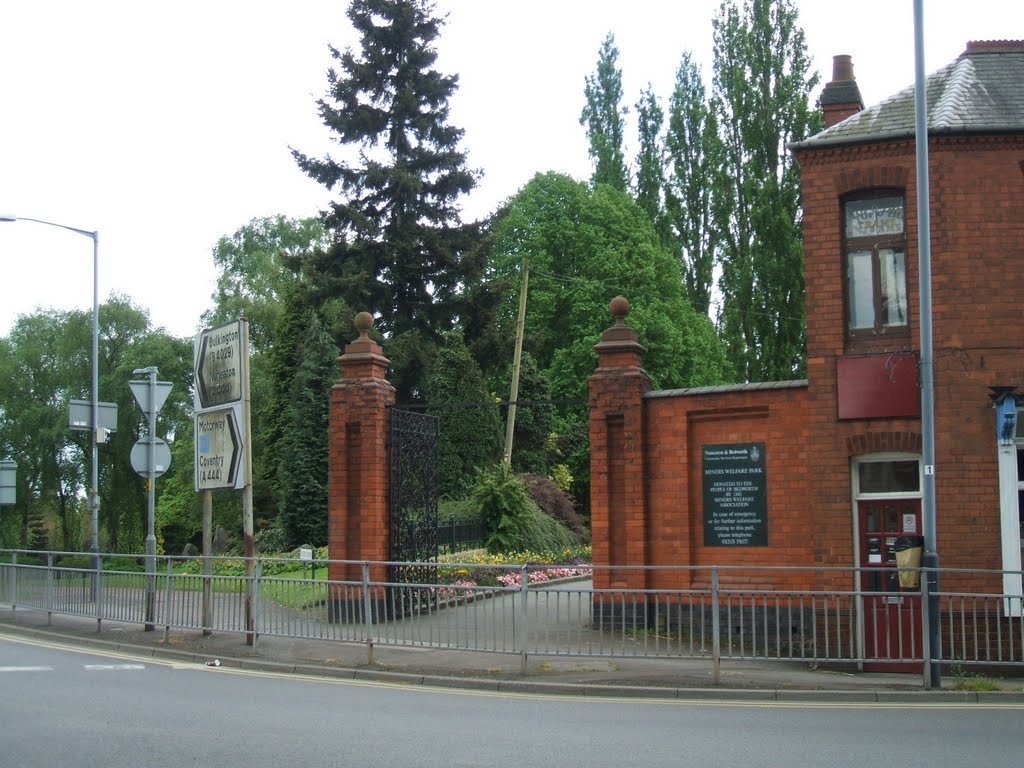 Miners Welfare Park Entrance by Tourmaline