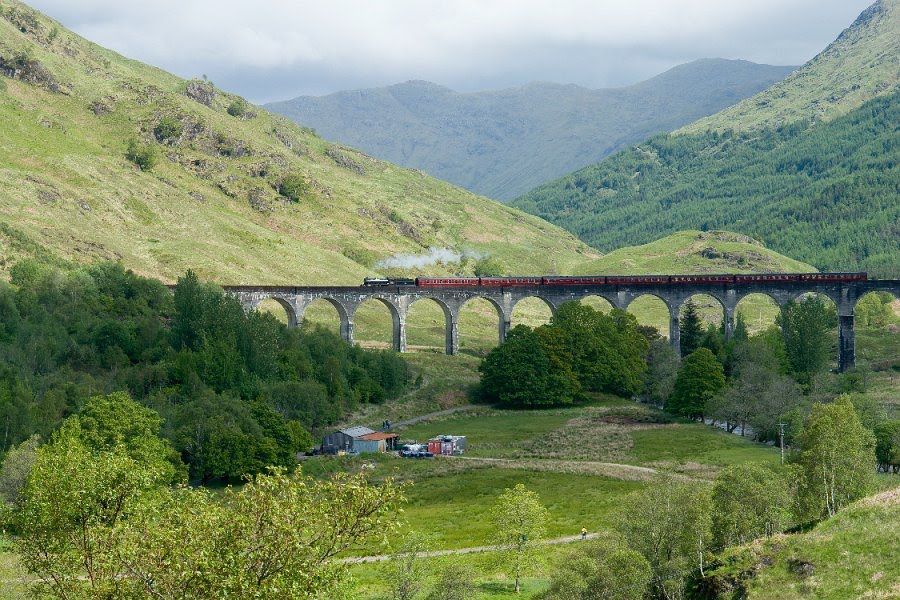 Glenfinnan Viaduct, Highlands, Scotland by SharpeImages.co.uk