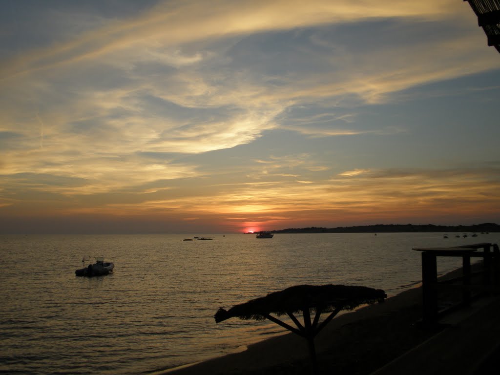 Sunset from San Carlos restaurant by Alan&Bev