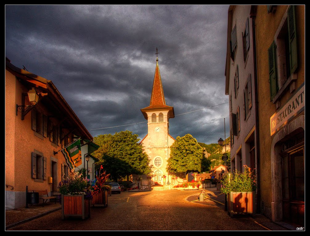 L'église illuminée by wx