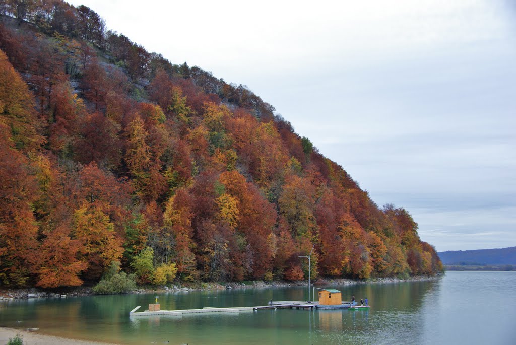 Lac de Chalain, couleurs d'automne by BALIGAND Daniel