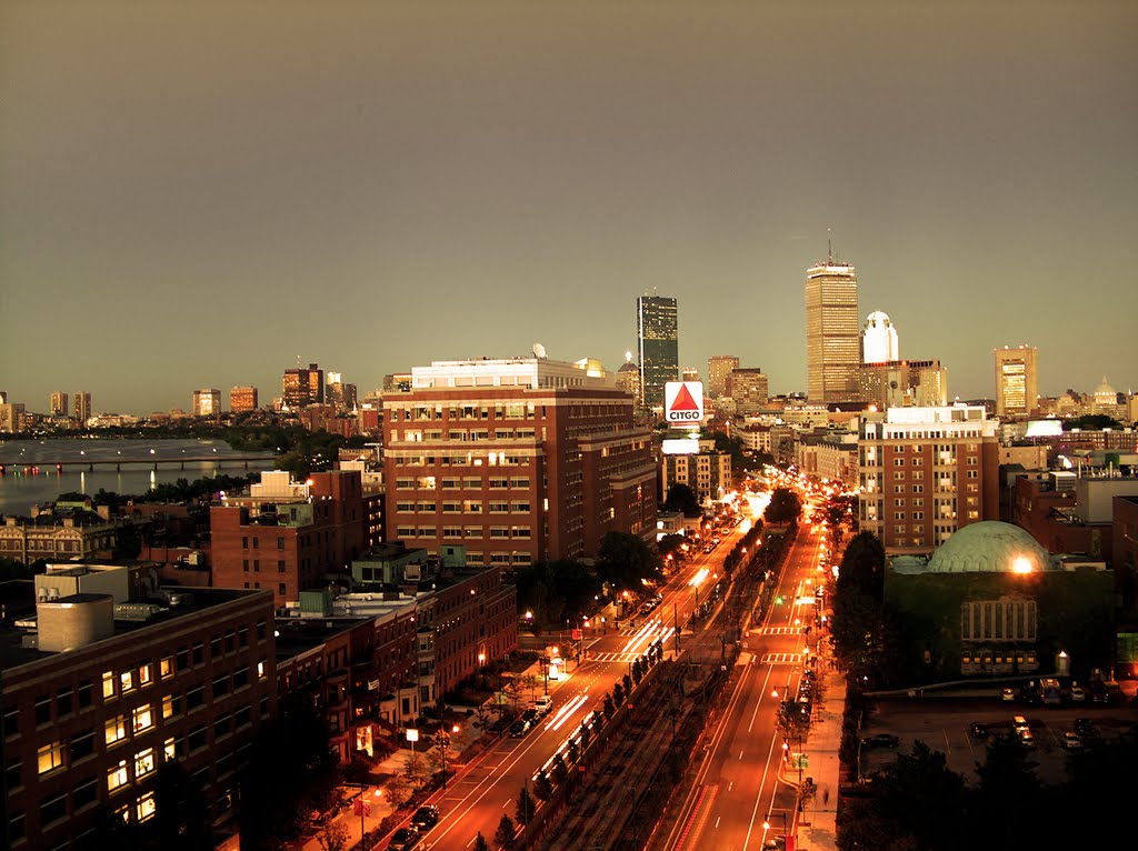 Boston Night by hequals2henry