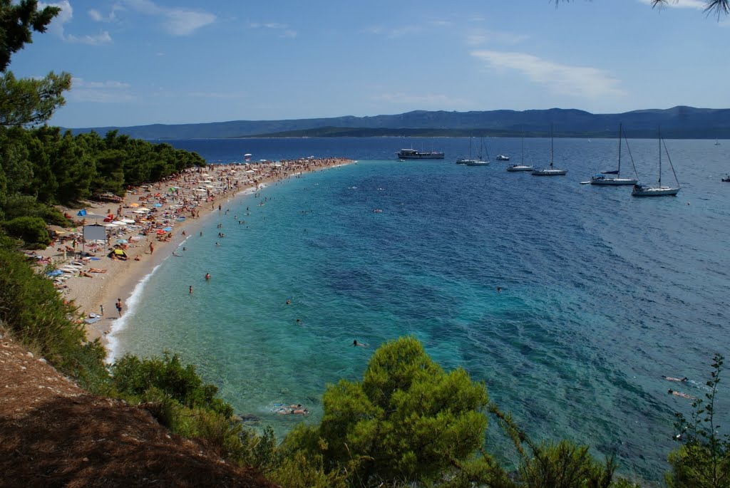 Bol, plaża Zlatni Rat by Chorwat