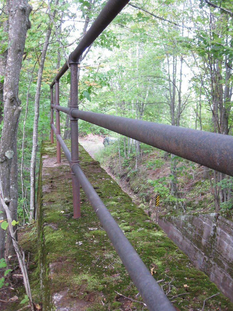 Railing on Cut Retaining Wall by FearTheNoFear