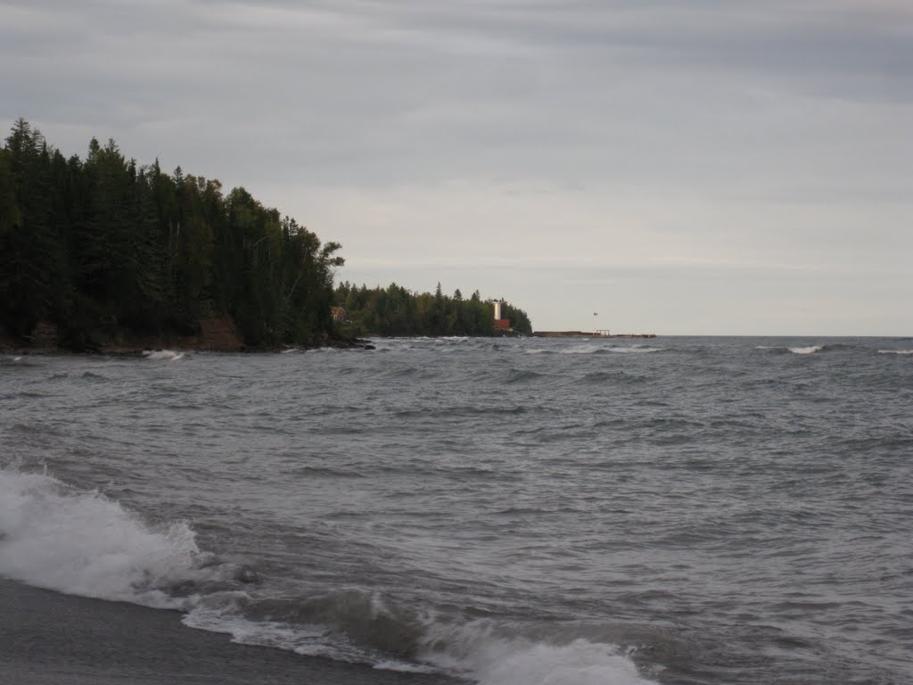 Gay Lighthouse from Shore by FearTheNoFear