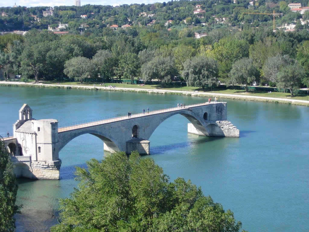 Broken bridge - France Avignon by Jarek W.