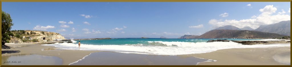 Thick sand-beach Ierapetra by Apostolos D. by Apostolos J. Doulias