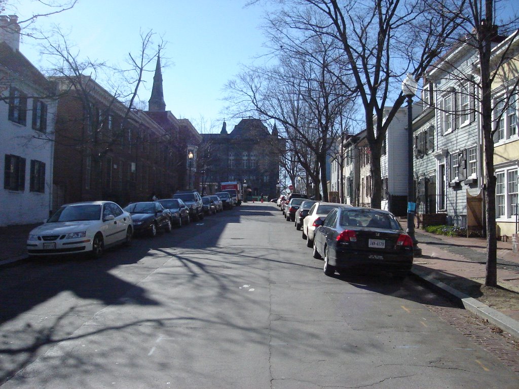 36th and O, looking towards Healy by Qwerty0