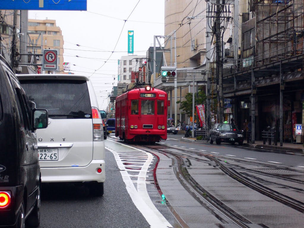 路面電車2004年 (岐阜県岐阜市徹明通) by gundam2345