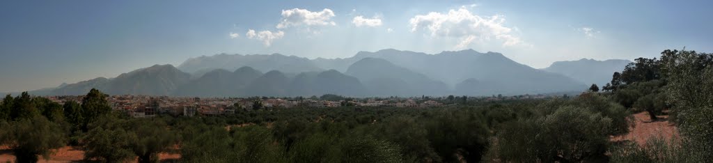 Panorama of Sparta with Taygetos Mts. by Jan Madaras - outlan…