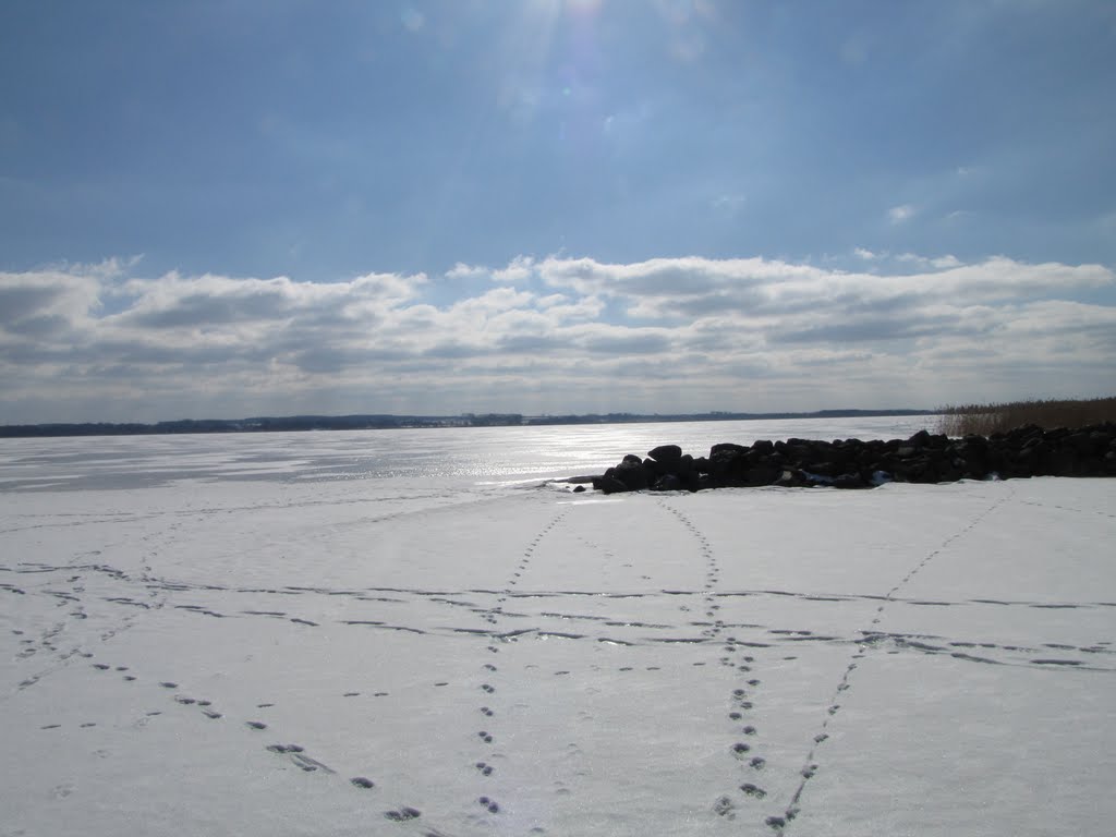 Spuren auf dem Kummerower See by BMNkl