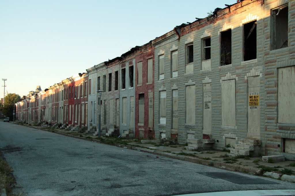 Abandoned Rowhouses by RICK F