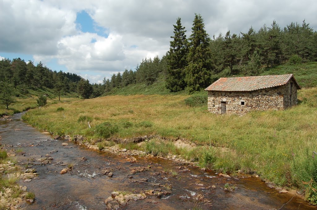 Le moulin de Courbet et la Langougnole by Bernard Bost