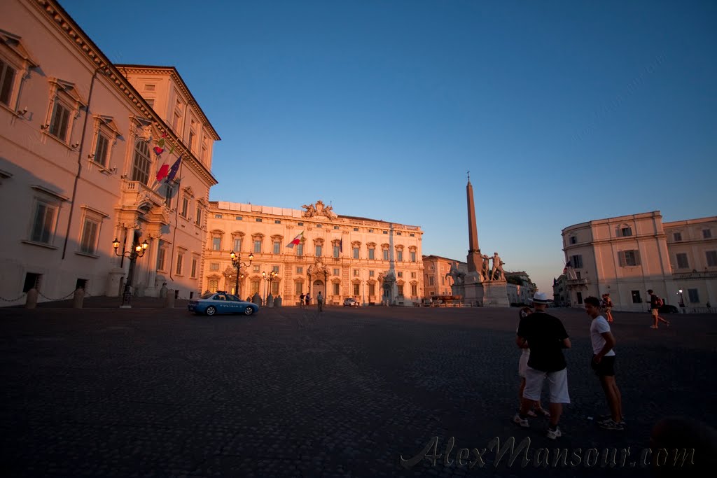 Piazza del Quirinale by Alex Mansour