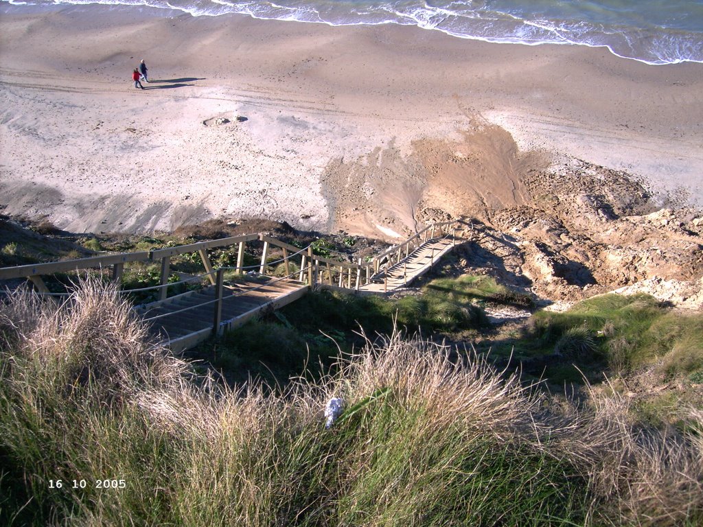 Woodstairs at Lønstrup Cliff by DL1LAM