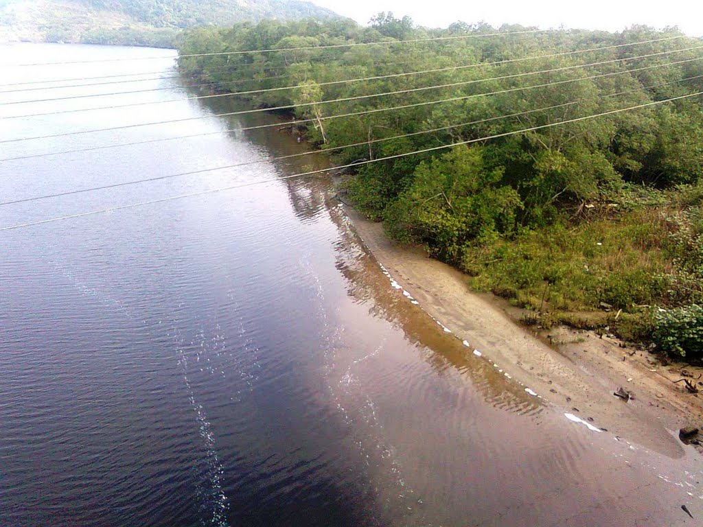 Ponte da rodovia Pe Manoel da Nobrega, sobre o rio Itanhaem - by Santus by Santus