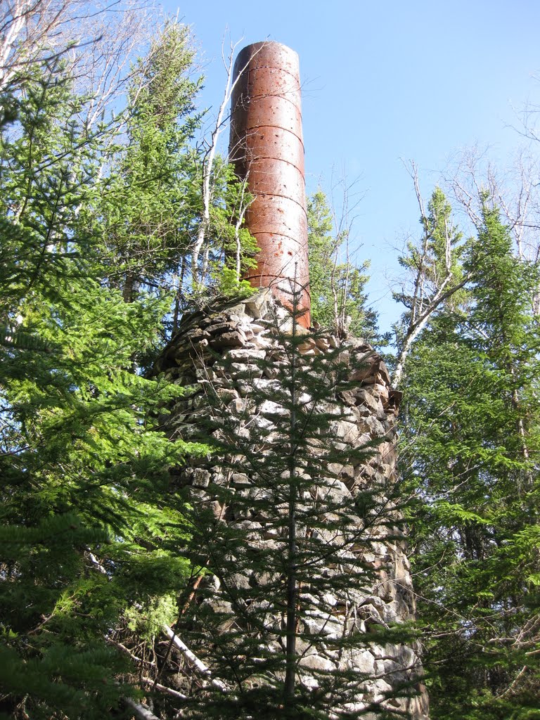 Close Up of Smoke Stack at Cliff Mine by FearTheNoFear