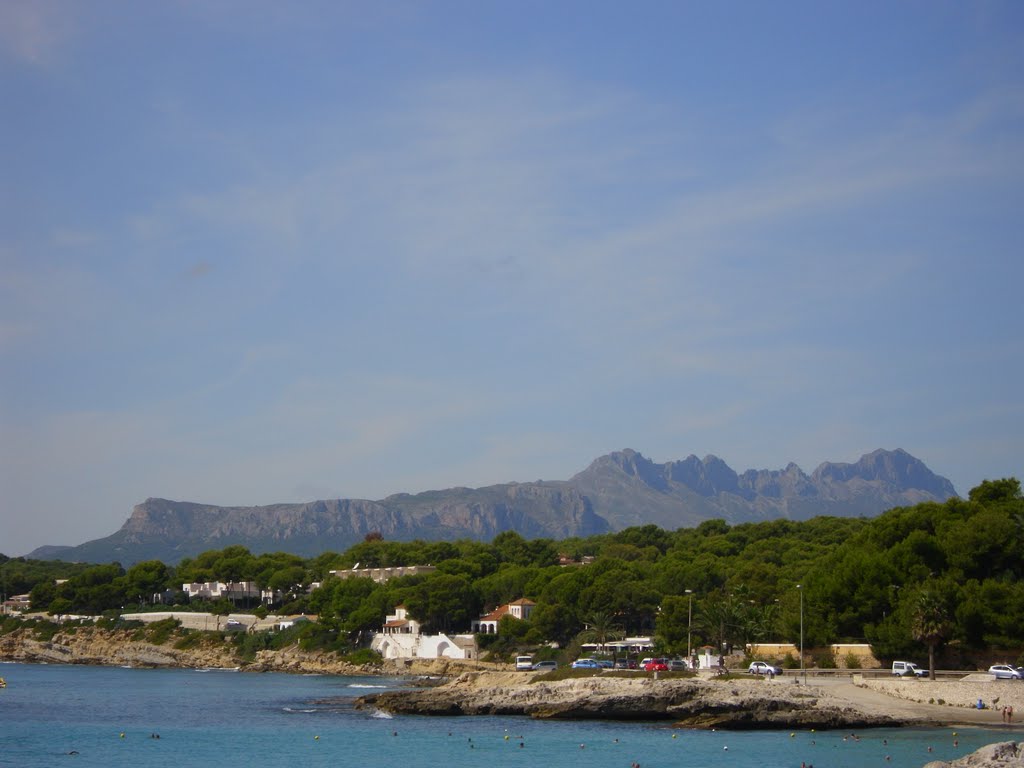 Sierra Bernia vue de Moraira by JEHAES JEAN-MARIE