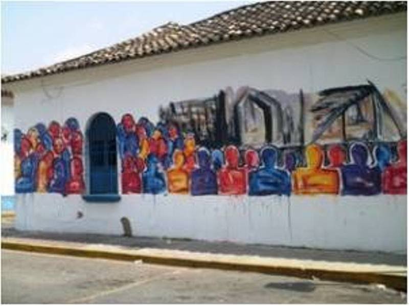 Teatro Profesional de Lara. Mural de Hector Urdaneta by jomax081180