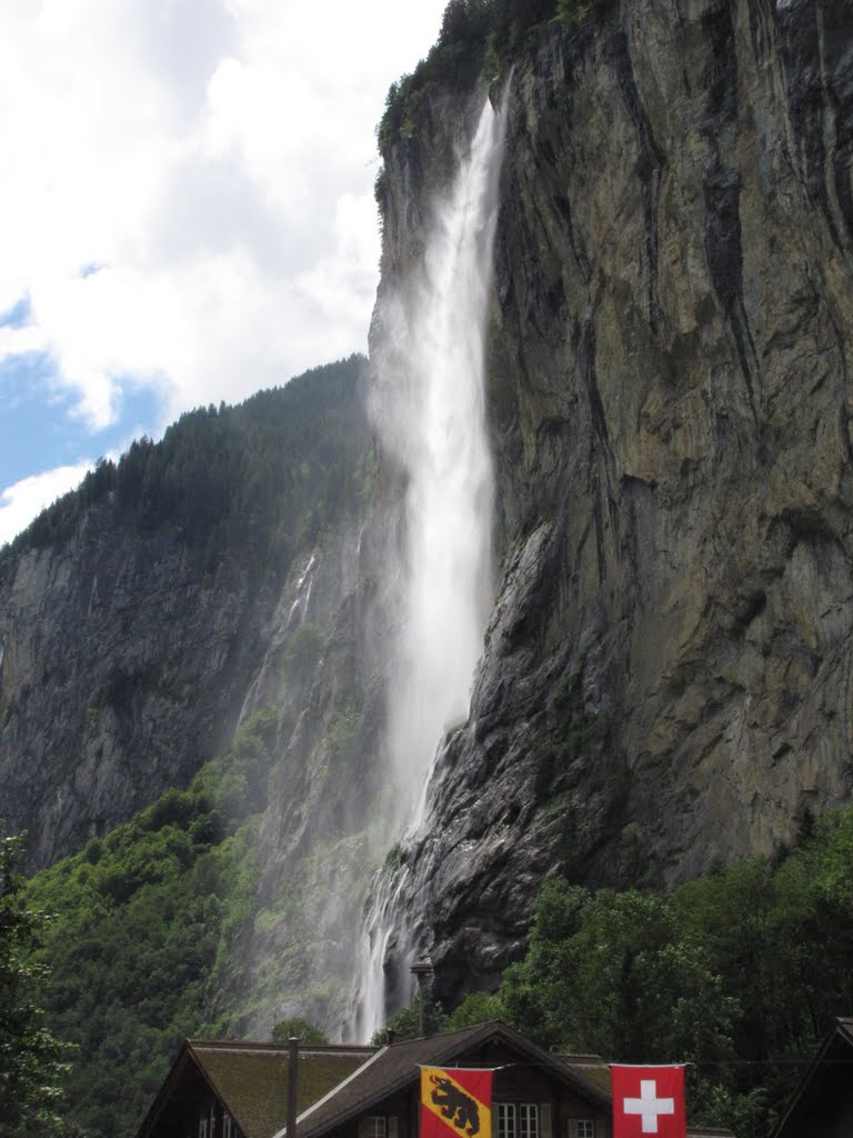 Svájc, Jungfrau Region, Lauterbrunneni fővölgy, Staubbachfall, SzG3 by szalay3-II