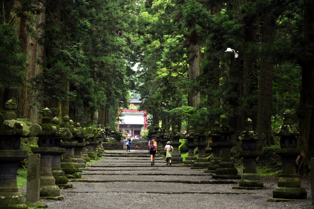 Fujiyoshida Sengen Shrine by Fritz Hanke