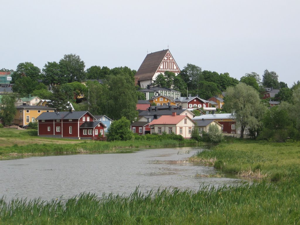 Porvoo Cathedral from Malen by Nigel Kelly