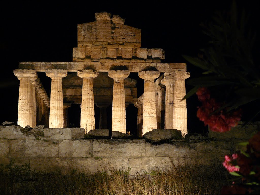 Paestum - Athenaion (Temple of Athena) by Renato Zorzin