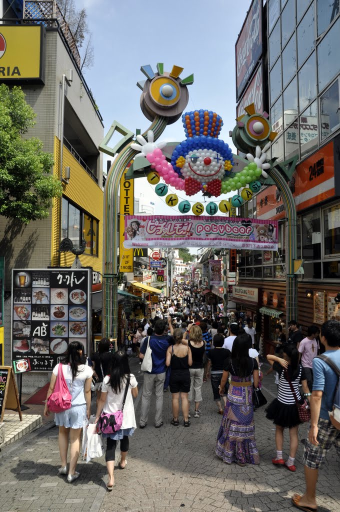 Tokyo Takeshita Street by Fritz Hanke