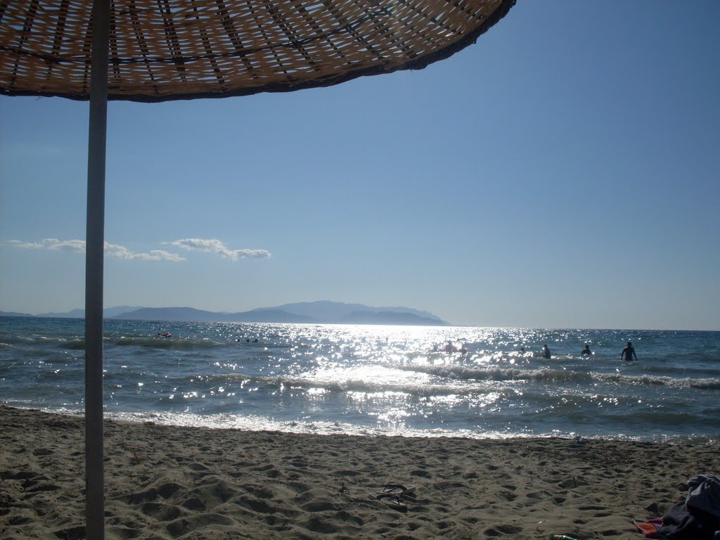 View from the beach Kusadasi by The world is mine