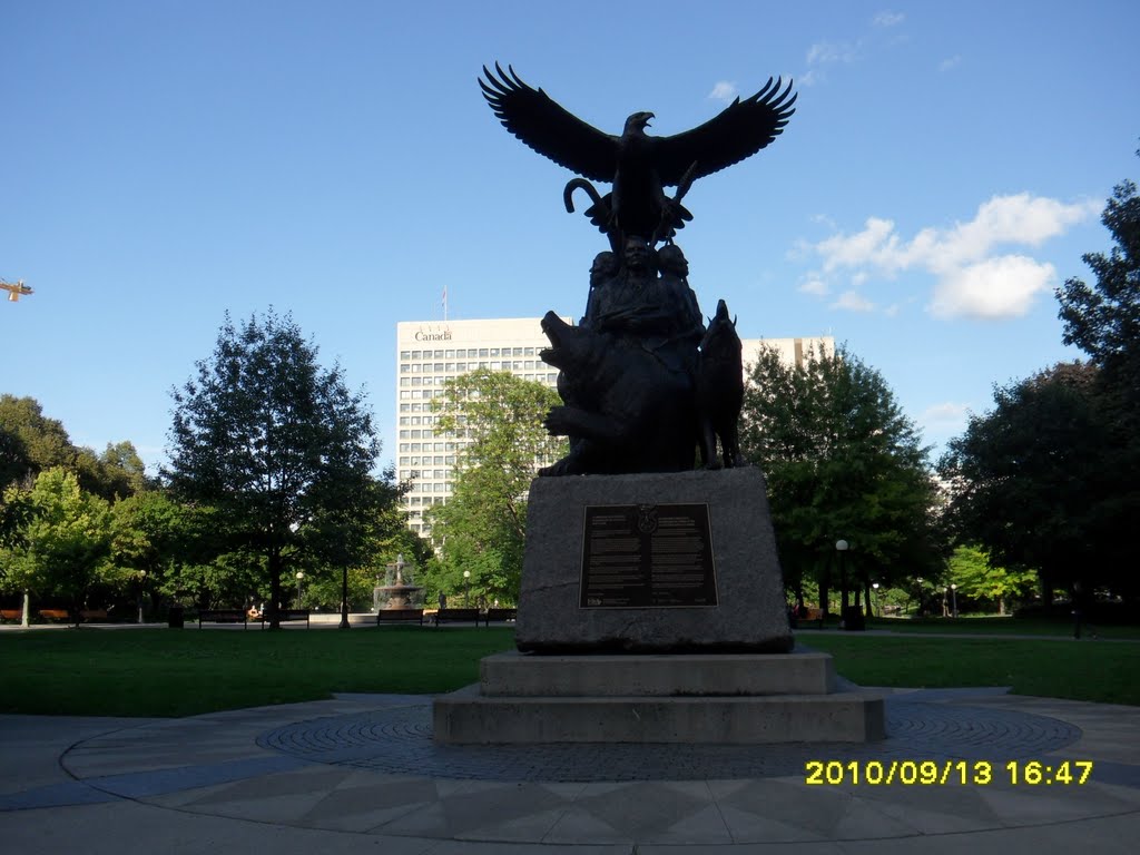 Monument to Aboriginal War Veterans by Victor Matthews